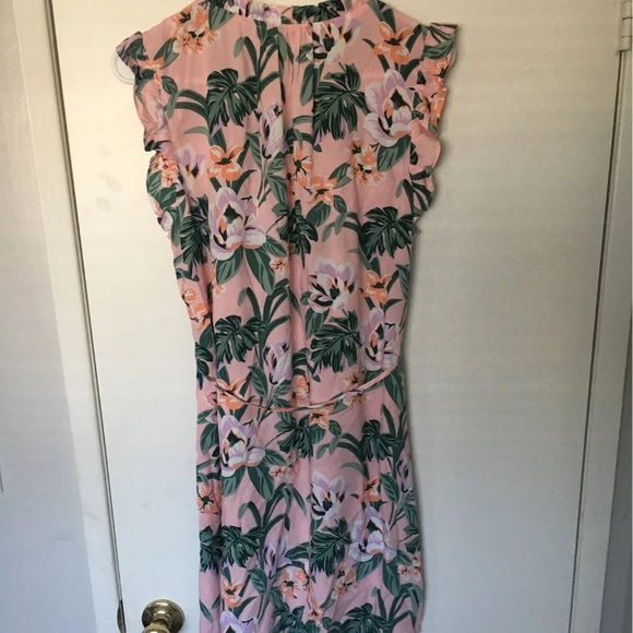 LOFT floral ruffle dress - Picture 4 of 7